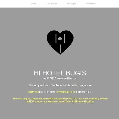 Hi Hotel Singapour Extérieur photo